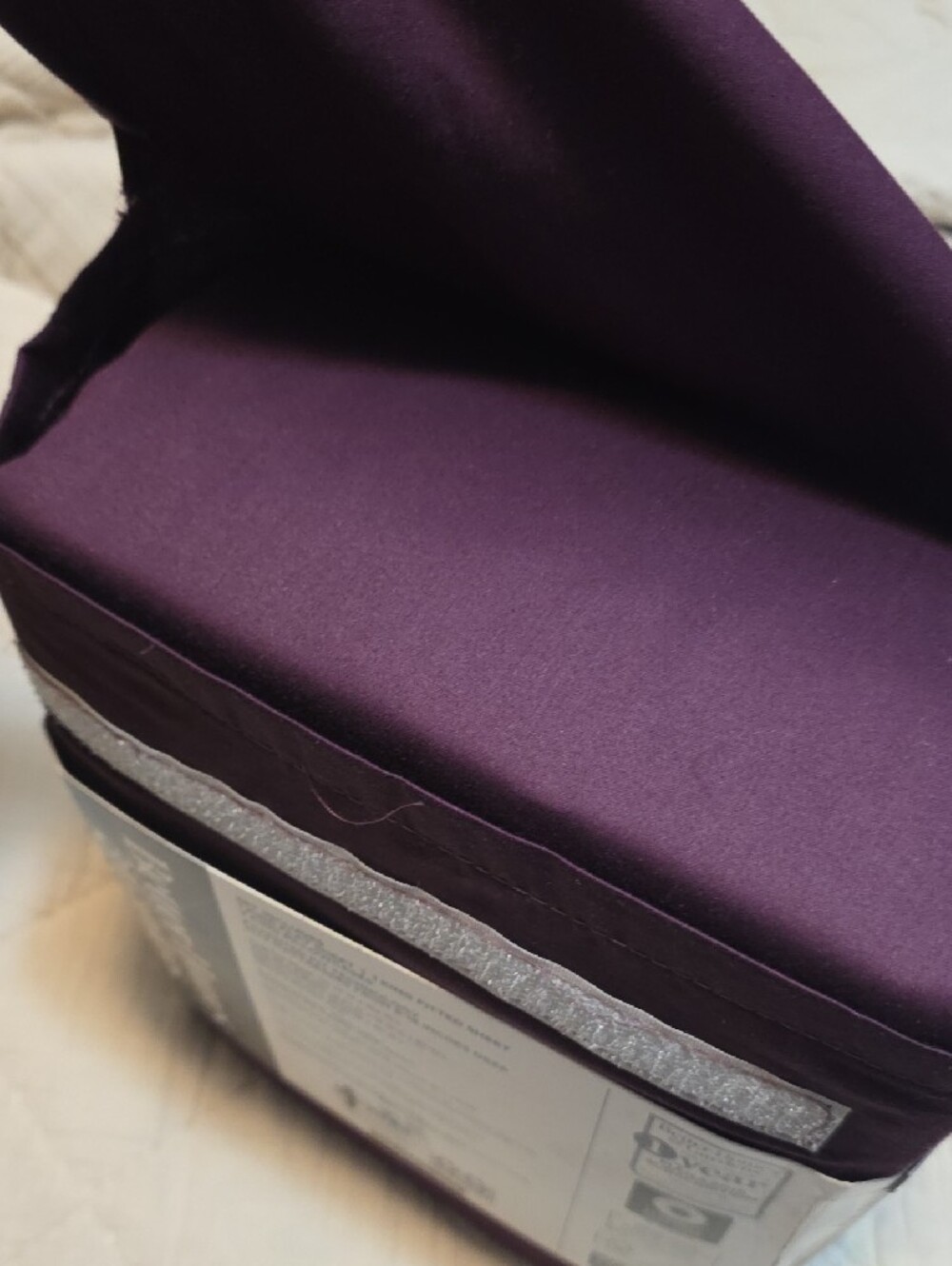 Better Homes And Gardens King Performance Sheet Set - Plum - Picture 3 of 3